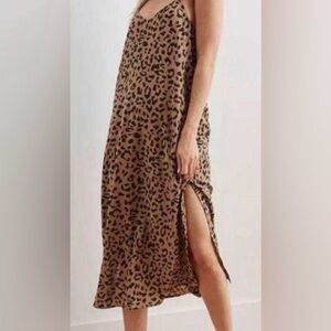 Aerie Leopard Print maxi Dress
